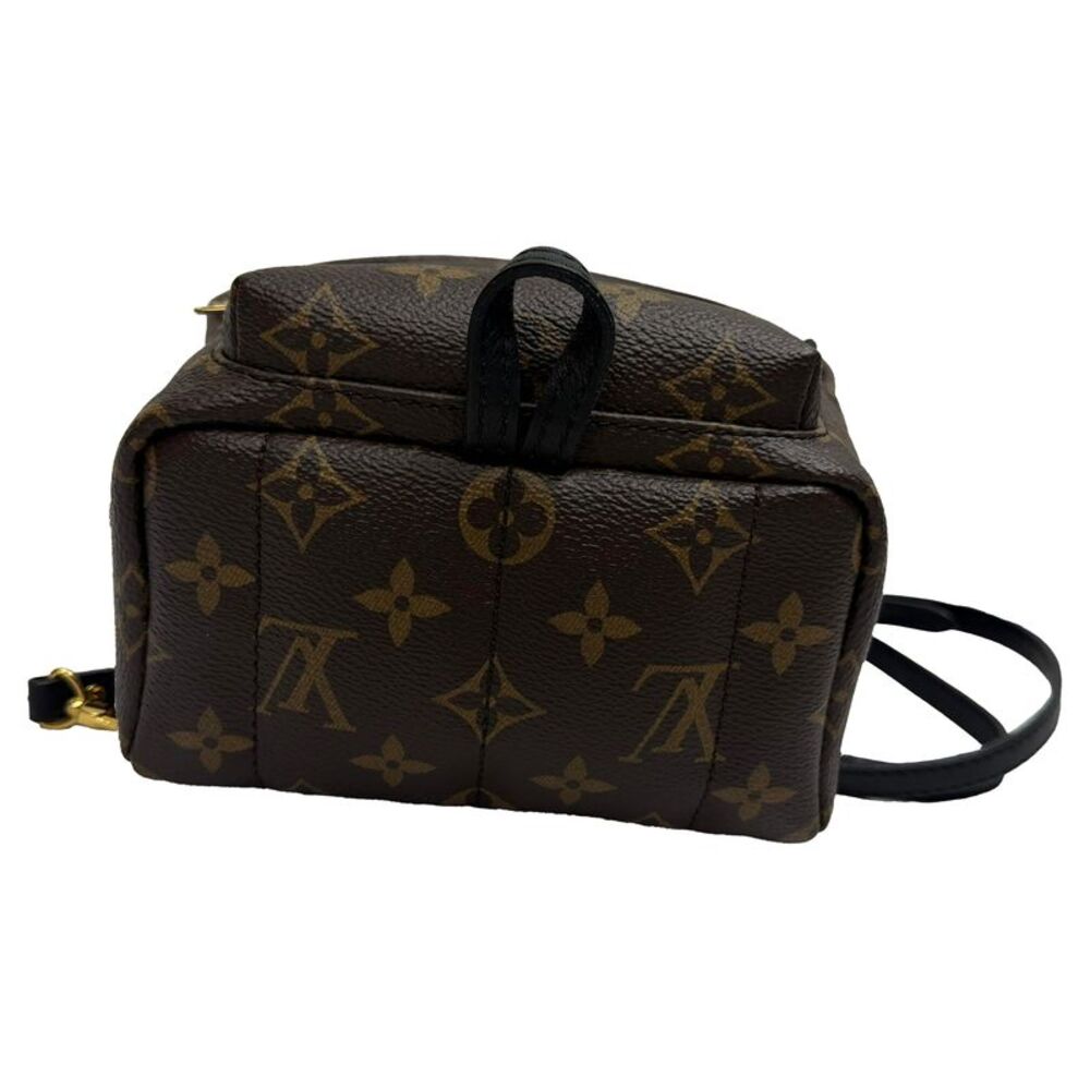 Louis Vuitton Monogram Palm Springs Mini Backpack Bag in Brown Canvas - Picture 3 of 8